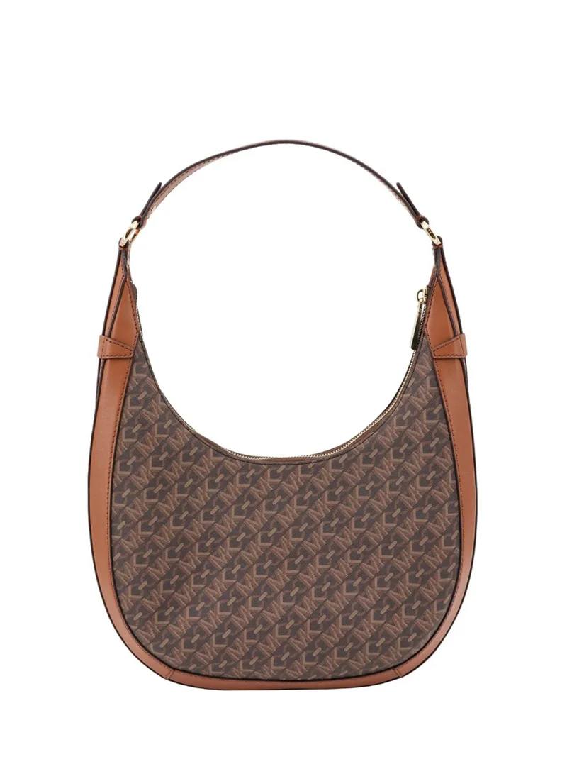 Michael Kors Logo Large Crescent Shoulder Bag