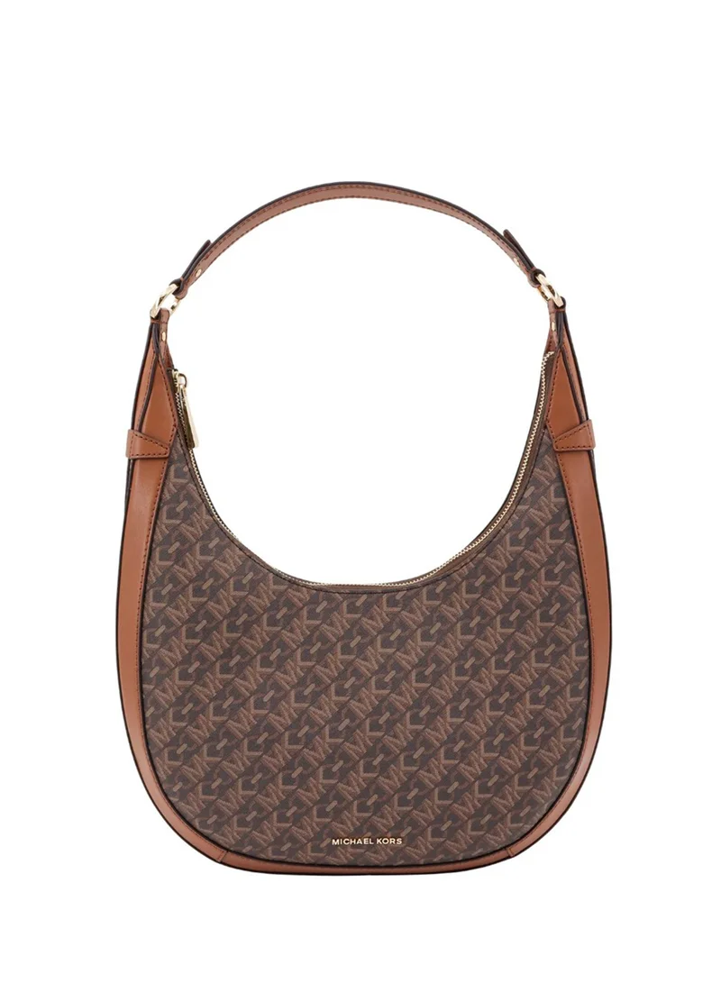 Michael Kors Logo Large Crescent Shoulder Bag