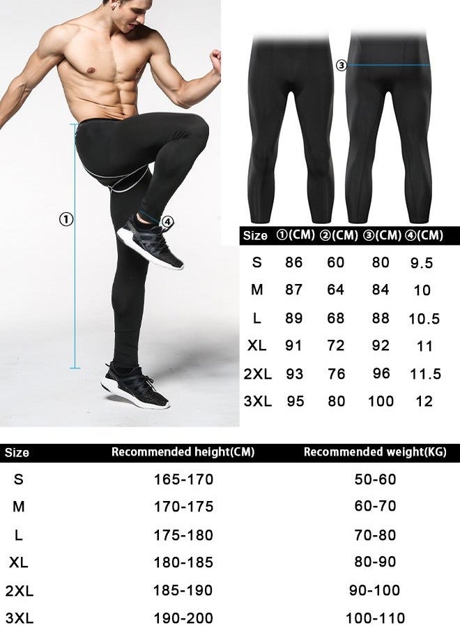 gogolove Men's Compression Pants Workout Athletic Leggings Running Gym Tights - Image 4