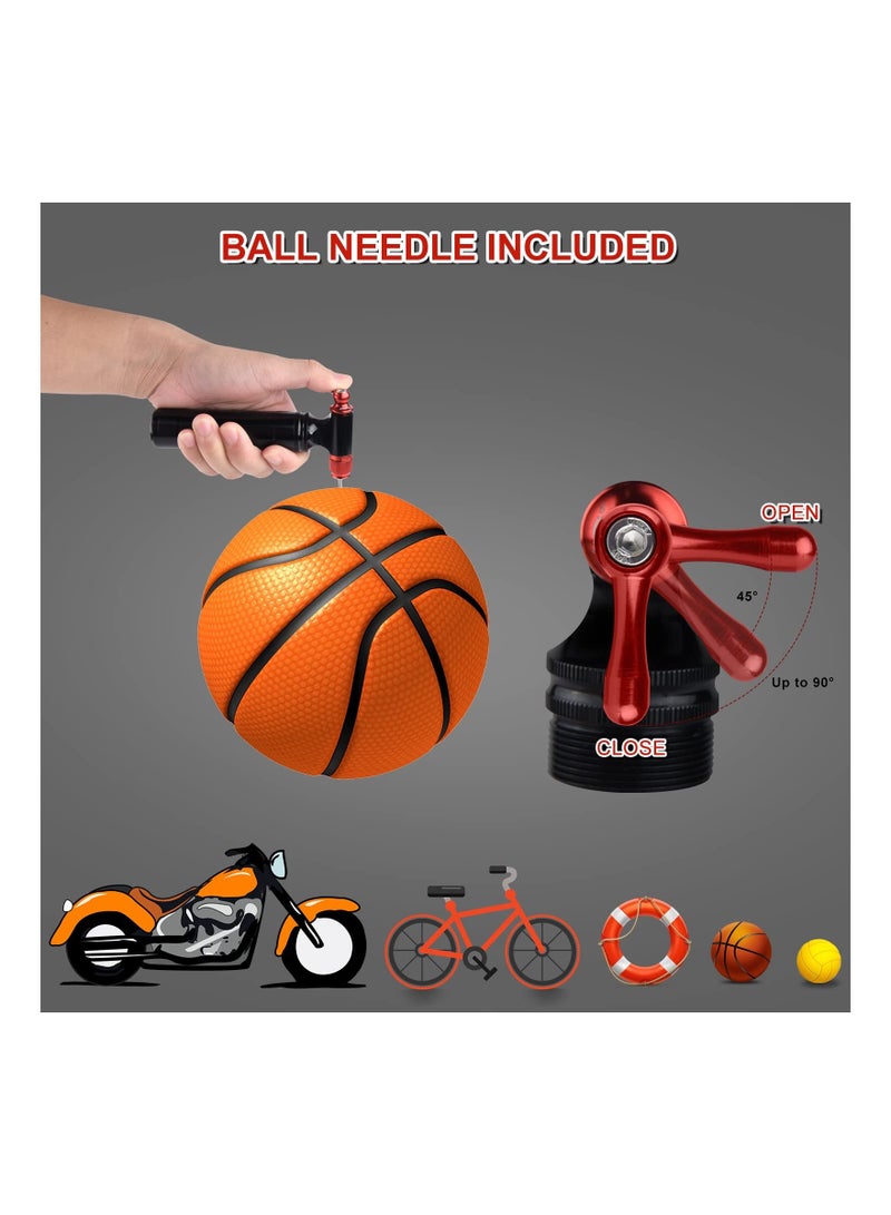 CO2 Bike Pump, Quick and Compact Inflator, Tyre Pump with Cartridge Storage, Compatible Presta Schrader, Universal for Threaded or Unthreaded 16G Cartridges, Easy Safe - Image 3