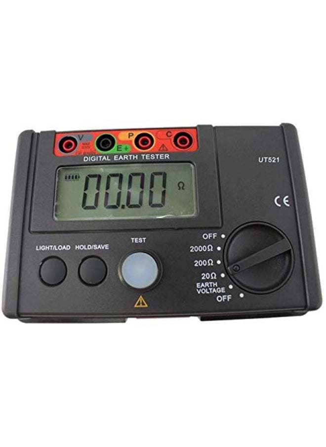 Generic GJJSZ Grounding Resistance Tester Low Voltage Display Data Storage Over Range Display Lcd Backlight Multimeter  - Image 3