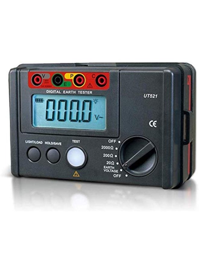 Generic GJJSZ Grounding Resistance Tester Low Voltage Display Data Storage Over Range Display Lcd Backlight Multimeter  - Image 2