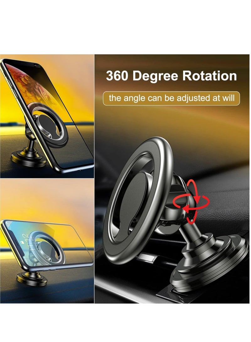 JAJEEK "Magnetic Car Phone Holder – Magsafe Compatible Dashboard & Air Vent Mount for iPhone 14/13/12 Series and All Phones" - Image 5