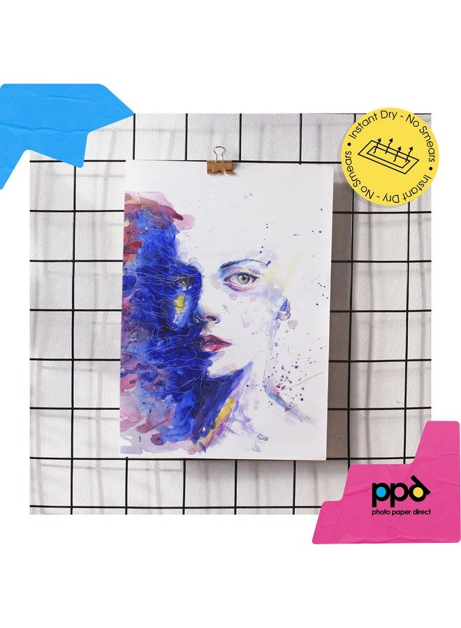 ppd Inkjet Watercolor Matte Giclee Fine Art Archival Printer Paper 8.5X11" 64Lb 240Gsm X 25 Sheets (Ppd074-25) - Image 4