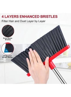 Broom and Dustpan Set, Broom with Dust pan Set, Long Handle Broom and Dustpan Set for Home Kitchen Room Office Lobby Indoor Floor Cleaning, Dust pan and Broom Set(Black Red) - pzsku/Z3AFF0DDFE62CC770092FZ/45/_/1688479852/82698c34-48c7-4ddc-b7cf-6260d0309d06