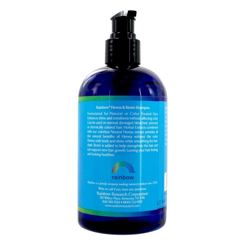 Rainbow Research Organic Herbal Henna Boitin Shampoo, 12 Fluid Ounce - Image 4