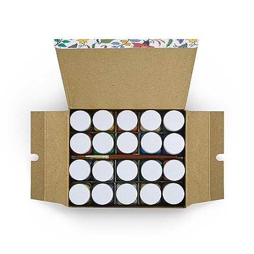 Camel Acrylic Ultra, Pearl and Metallic Colour Set - Pack of 20 shades - Image 3