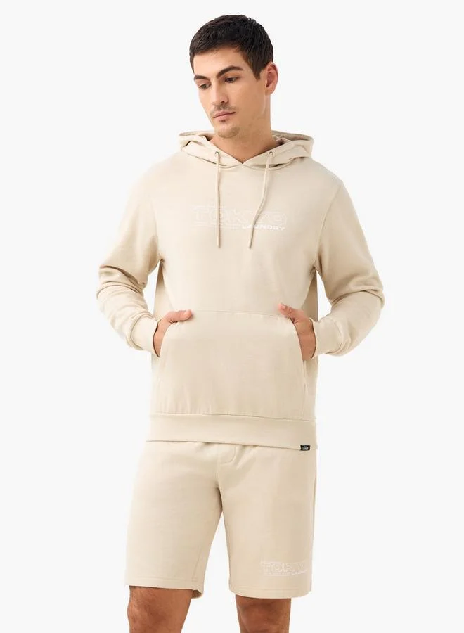 سبلاش فيڤ طقم هودي وشورت مطبوع