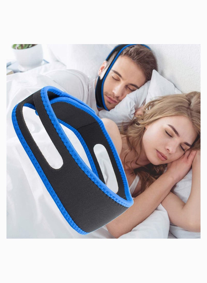 SYOSI Stop Snoring Upgrade Chin Strap, Natural Solution Snore Stopper, Most Effective Devices for Men and Women - Image 1