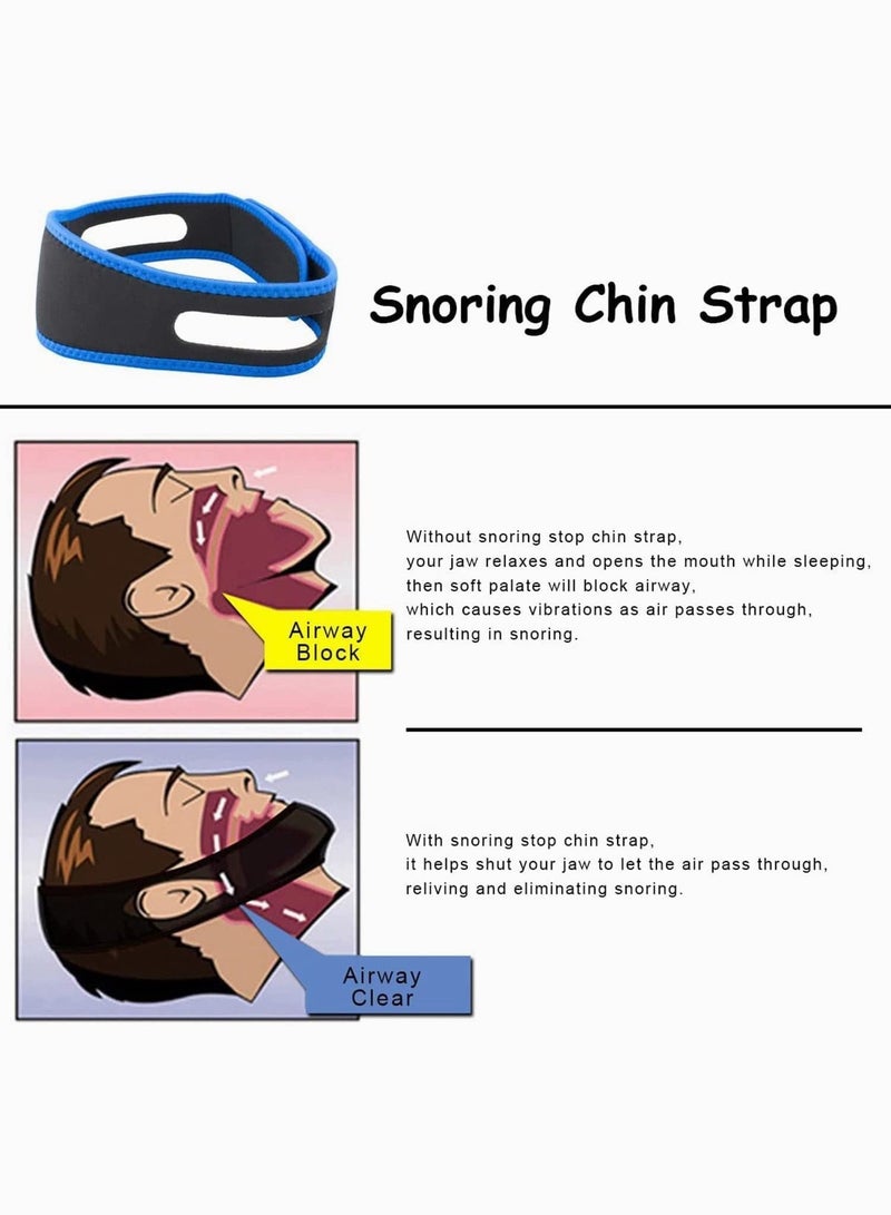 SYOSI Stop Snoring Upgrade Chin Strap, Natural Solution Snore Stopper, Most Effective Devices for Men and Women - Image 4