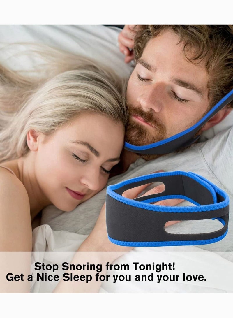 SYOSI Stop Snoring Upgrade Chin Strap, Natural Solution Snore Stopper, Most Effective Devices for Men and Women - Image 2