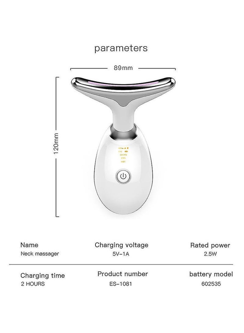 جهاز تقليل التجاعيد بالضوء النبضي المكثف، جهاز تدليك للوجه والرقبة، جهاز تدليك اهتزازي لتقليل الذقن المزدوجة، جهاز تجديد شباب البشرة، رفع وشد الجلد المترهل، 3 أوضاع للضوء - Image 2