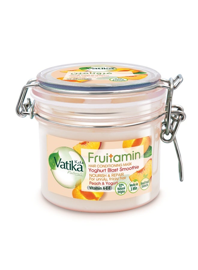 فاتيكا ناتشورالز قناع الشعر فاتيكا فروتامينز لترطيب الشعر بالخوخ والزبادي - Image 1