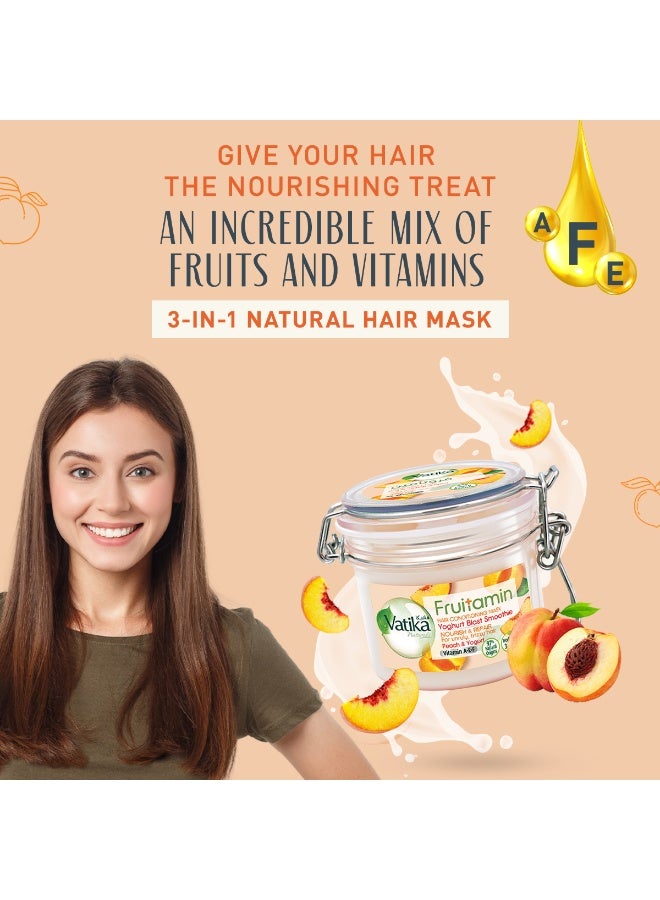 فاتيكا ناتشورالز قناع الشعر فاتيكا فروتامينز لترطيب الشعر بالخوخ والزبادي - Image 2