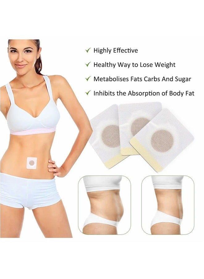 EELHOE Slim Patch- Natural Herbal Essence Fat Burn Slim Body Slimming Patch, Healthy and Mild, Safe and Effective, Help Detoxify Tone and Tighten Skin 30Pcs - Image 3