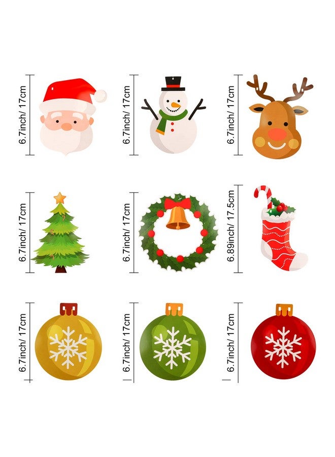 Konsait Konsait Christmas Hanging Swirl Decoration Kit(32pcs), Merry Christmas Swirls Garland Xmas Tree Snowman Socks Santa Foil Hanging Ceiling for Xmas Winter Wonderland Holiday Party Decor Supplier - Image 3