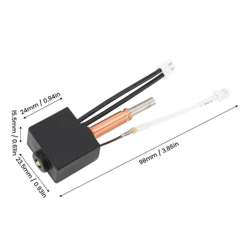 0 8mm High Speed Extruder Print Head Hotend Kit Fully Metal Heatbreak Wide Filament Compatibility - Image 3