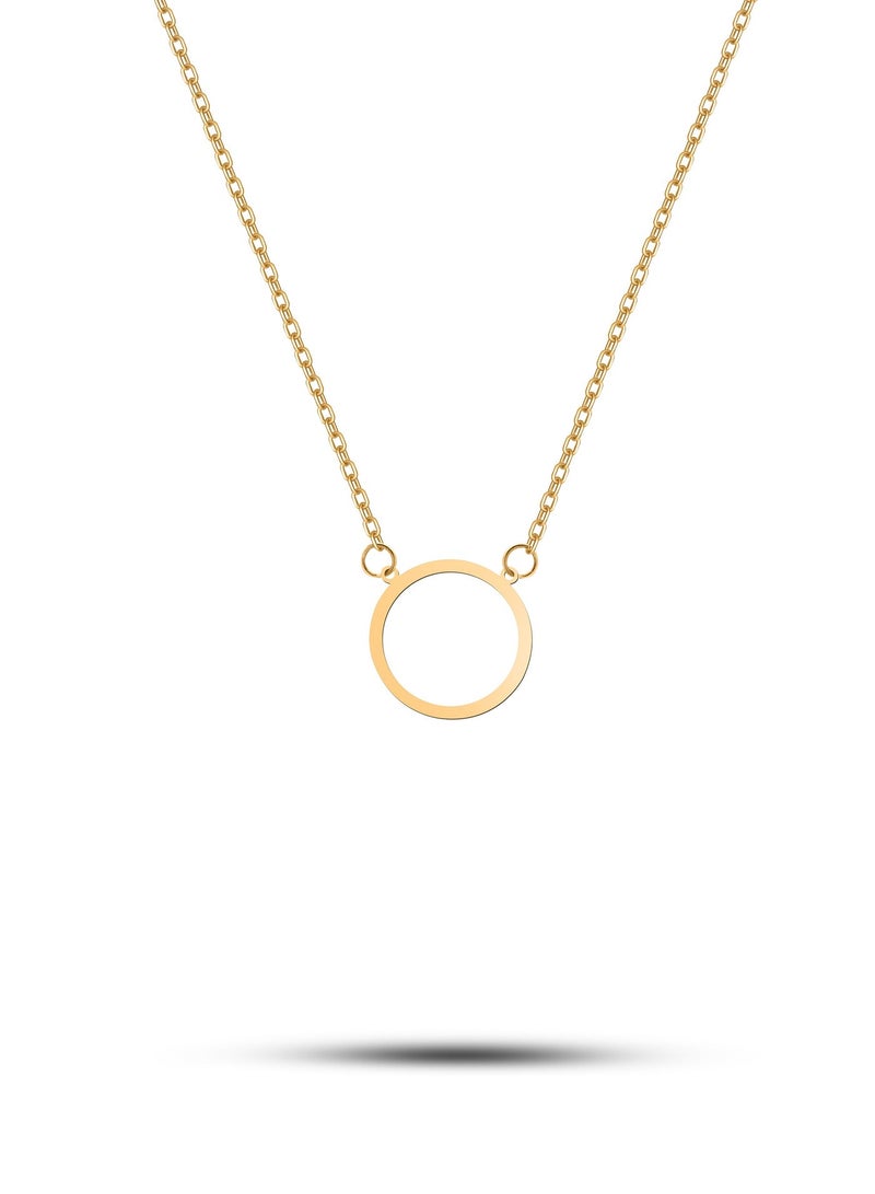 Ruby Art Gold 18K Pure Gold Women’s Necklace – Elegant & Premium Design-1.03Gram - Image 1