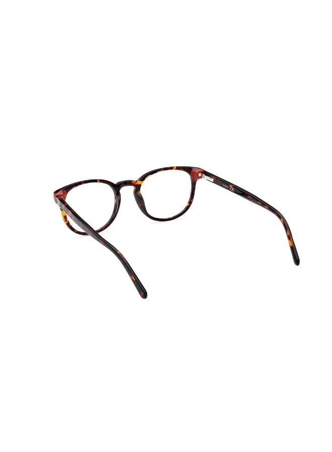 GUESS Gu50069 Square Acetate Frames For Men Size 49, Havana - Image 3