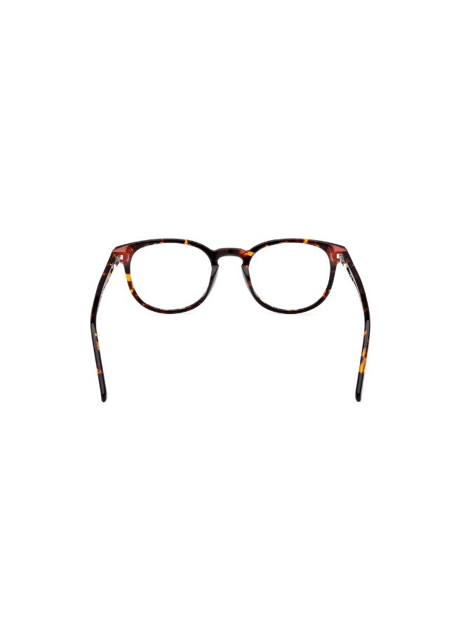 GUESS Gu50069 Square Acetate Frames For Men Size 49, Havana - Image 4