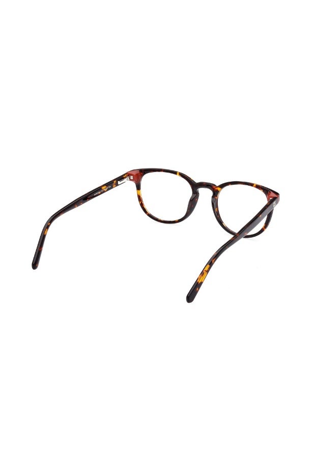 GUESS Gu50069 Square Acetate Frames For Men Size 49, Havana - Image 5
