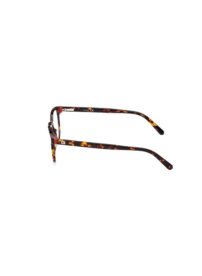 GUESS Gu50069 Square Acetate Frames For Men Size 49, Havana - Image 2