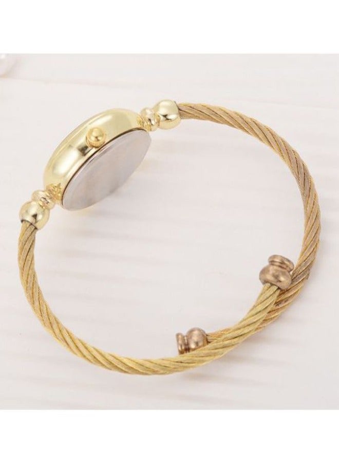 Vintage Women's Bracelet Watch, Waterproof Stainless Steel Band, Retro Ladies Quartz Wristwatch, Perfect for Daily Wear and Special Occasions  - Image 5
