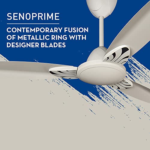 Crompton Seno Prime High Speed Decorative Ceiling Fan - 1200 mm (48 inch) Ceiling Fan (Cool Grey) - Image 3