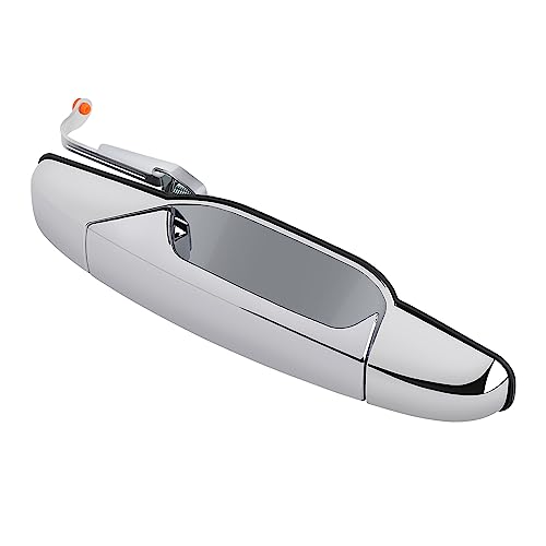 MNJWS Exterior Chrome Door Handle, Rear Passenger Side, Compatible with 2007-2014 Chevy Silverado Suburban Tahoe GMC Sierra Yukon Cadillac Escalade, Replace 22738726 84053450 80547 - Image 1