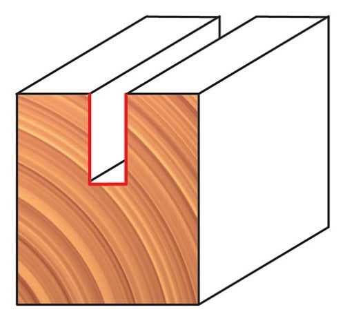 freud فرويد 12-142: بت مستقيم مزدوج الشفرات بقطر 5/8" مع عمود بقطر 1/2"، طول إجمالي 4" - Image 2