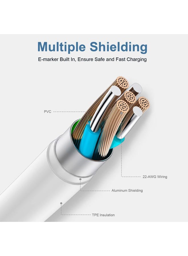 FUPYWP USB C to USB C Charging Cable 3ft 60W 3Pack, USB C Cable for Charging Apple, Type C to Type C Fast Charger Cord Compatible for iPhone16 15/16 15 Pro/16 15 Pro Max/16 15 Plus,iPad Pro, Air5 - Image 2