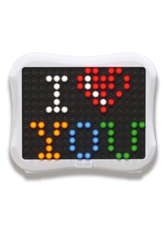 Quercetti Peg Brite Light Up Toy Design And Create Mosaic Art On The Peg Board With 120 Pegs & Bright Led Lights Promotes Creative Thinking And Fine Motor Skills For Kids Ages 3 Years & Up  - Image 4