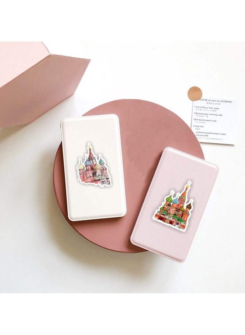 50 PCS Russia Stickers Vinyl Waterproof Decals Decor Water Bottles Laptop Luggage Helmet Skateboard Scrapbook Phone Case Gifts for Russian Kids Teens Adults Girls - Image 4