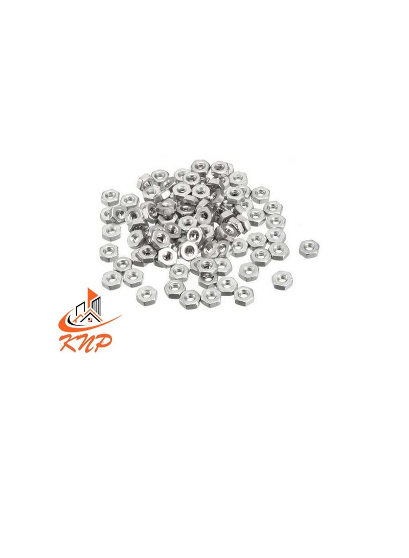KNP KNP Steel Hexagon Nuts - Pack of 100 (M5)  - Image 2