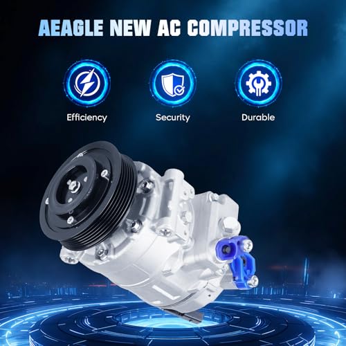 AEagle ضاغط مكيف الهواء مع قابض لسيارات فولكس فاجن CC جيتا باسات تيغوان جولف بيتل إيوس GTI بورا، لسيارات أودي A3 1.4L 1.8L 2.0L 2.5L 3.6L 1.4 1.8 2.0 2.5 3.6 - Image 2