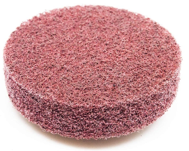 Benchmark Abrasives 2 Inch Sanding Discs Quick Change Aluminum Oxide Surface Preparation Wheels Polishing Wheel for Drill, Die Grinder Sanding Disc Paint Stripper & Removal - (10 Pack), Maroon - Fine - Image 3