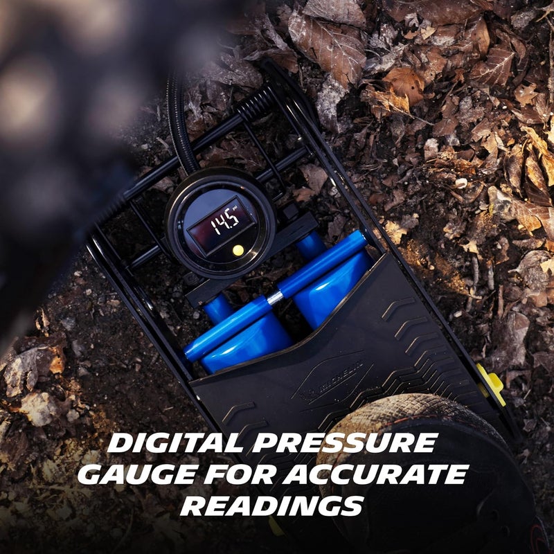 MICHELIN Digital Double Barrel Foot Pump - Image 5