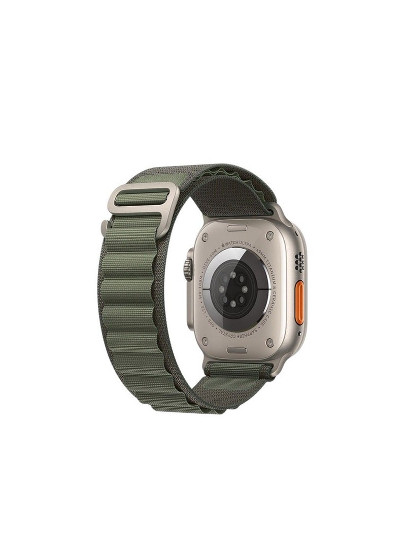 Spigen Watch Band Green Sizes :42/44/45/49mm Strap For Apple watch Green - Image 1