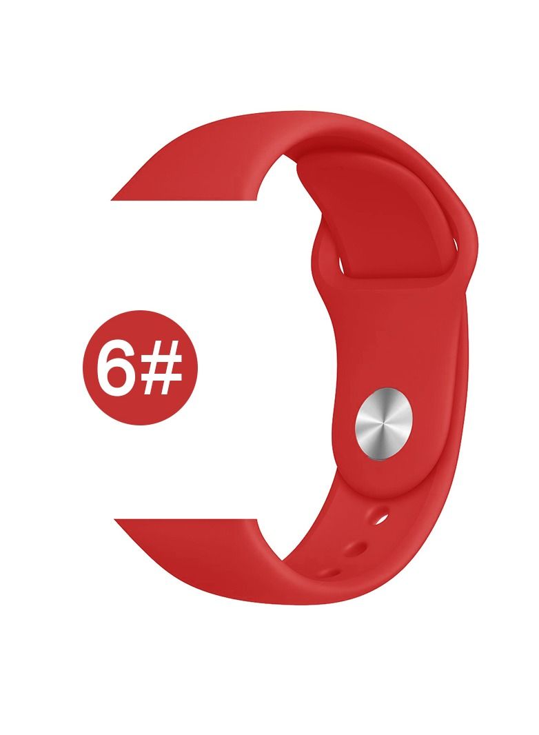 Soft Silicone Fitness Replacement Accessories Straps Wristbands For Apple iWatch Band Series 6/5/4/3/2/1/SE - 42/44mm - Image 2