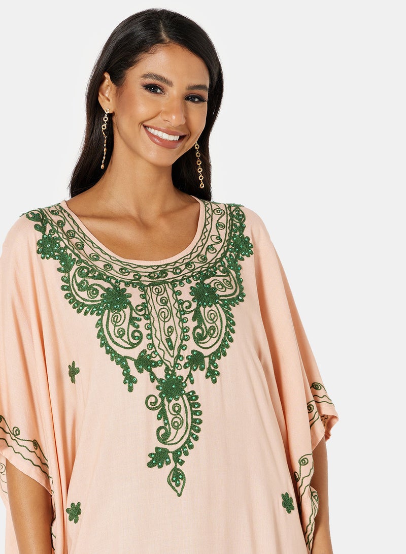 ARABIAN CLOSET EMBROIDERED KAFTAN - Image 3