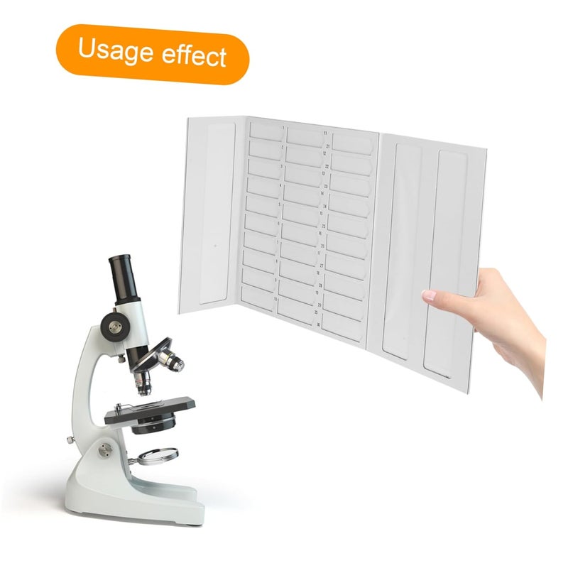 Microscope Slides Drying Board Storage Holder with 25 Slots Lab Kit Organizer - Image 4