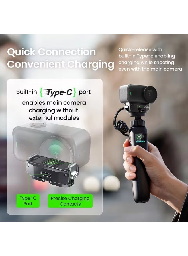 aMagisn Magnetic Qucik Release Two Claw Charging Adapter Mount For DJI OSMO Nano Accessories Dual Claw Interface - Image 2