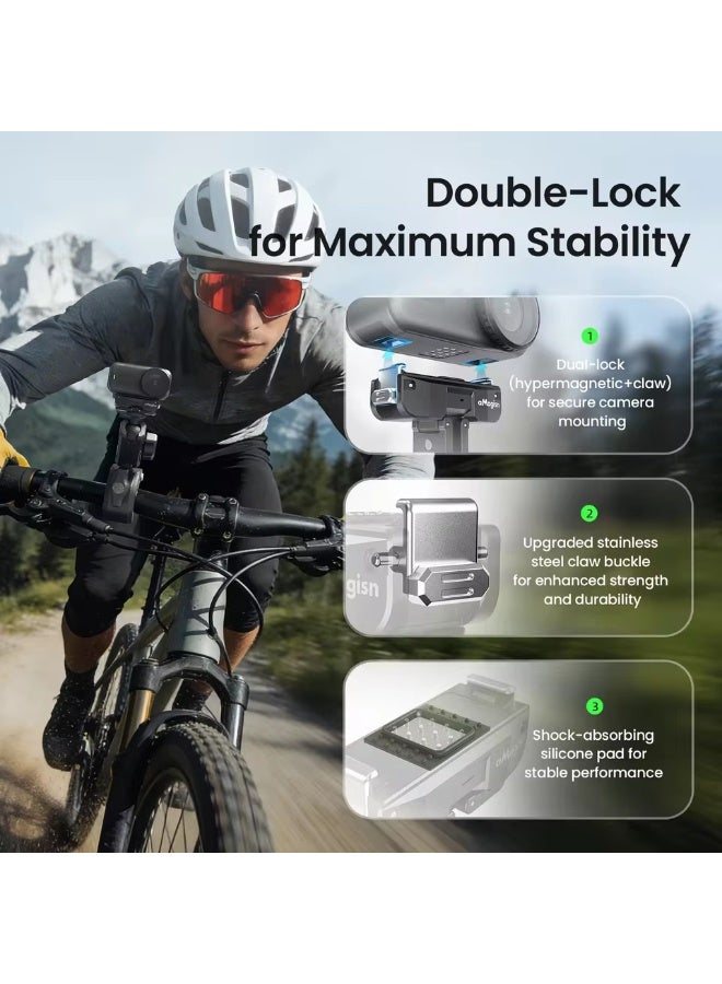 aMagisn Magnetic Qucik Release Two Claw Charging Adapter Mount For DJI OSMO Nano Accessories Dual Claw Interface - Image 5