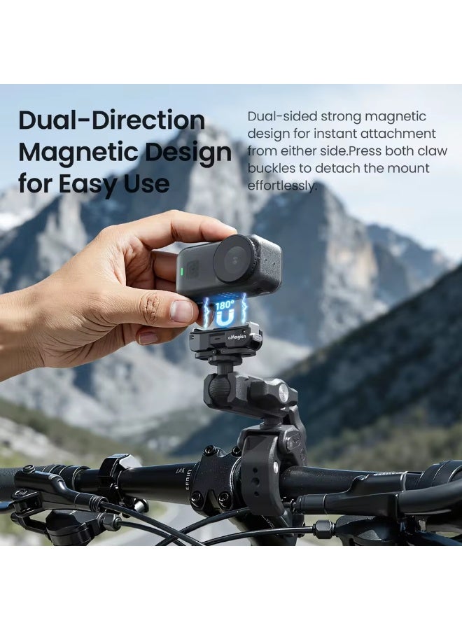 aMagisn Magnetic Qucik Release Two Claw Charging Adapter Mount For DJI OSMO Nano Accessories Dual Claw Interface - Image 4