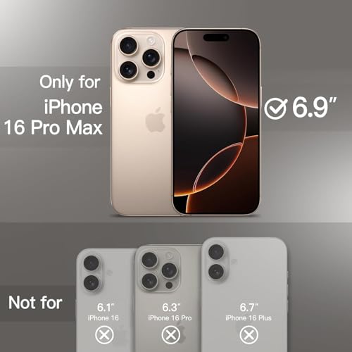 DIZORO Magnetic Case for iPhone 16 Pro Max Case [Compatible with MagSafe][Built-in Camera Lens Protector] Slim Soft Silicone Bumper Shockproof Metallic Luster Back Cover Phone Case (Titanium White.) - Image 2
