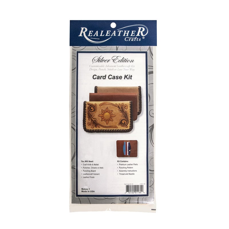 Realeather Silver Edition Card Case Wallet Leathercraft Kit