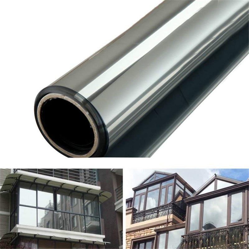CVANU One Way Window Film Privacy Window Heat Control Flim Glass Films Self-Adhesive Window Tint for Home and Office 24''x240'' - Image 5