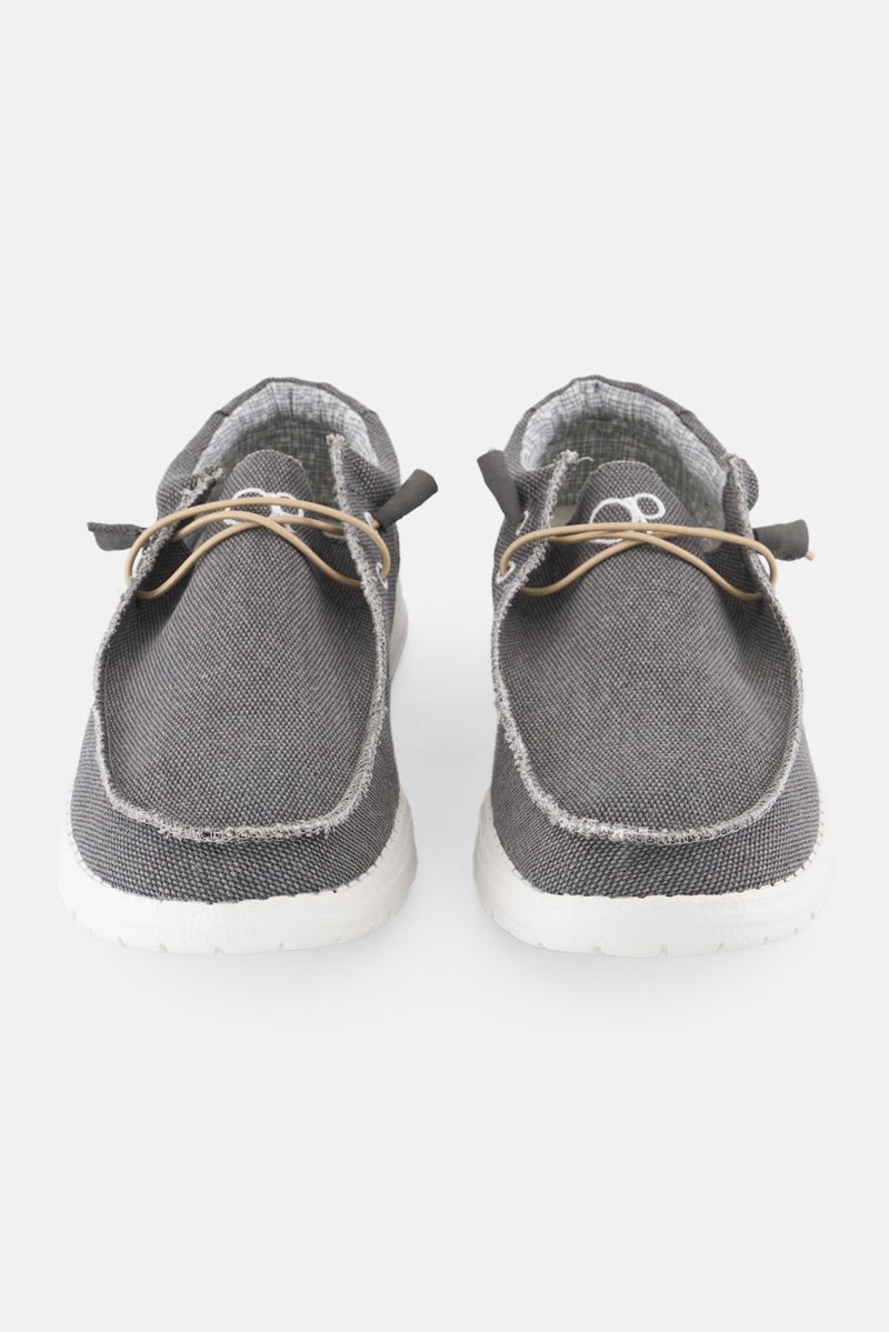 Ocean Pacific Men Lace Up Casual Shoes, Grey - Image 3