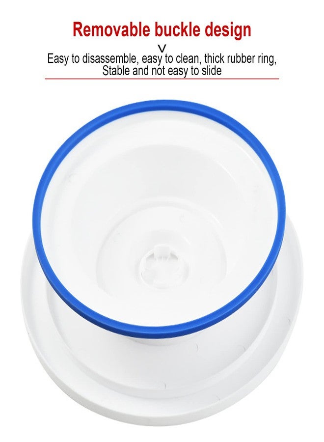 Nikou Cake Stand, 11 Inch Rotating Cake Turntable, Turns Smoothly Revolving Cake Spinner Stand,Cake Decorating Stand Plastic Cake Turntable Rotating Cake Base for Cake Frosting - Image 5