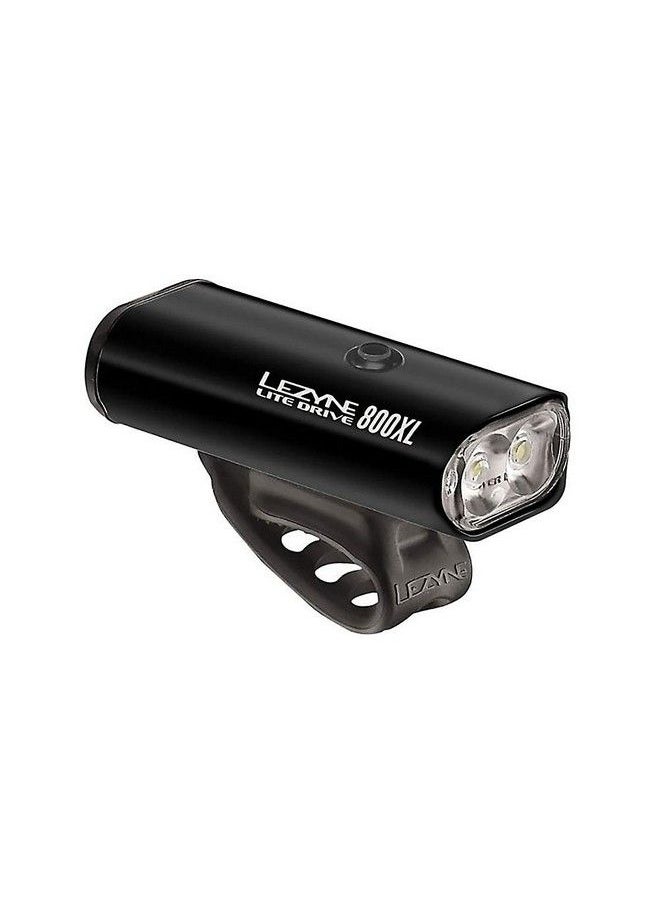 LEZYNE Micro Drive Pro 800Xl Remote Loaded Headlight Black Hi Gloss One Size  - Image 2